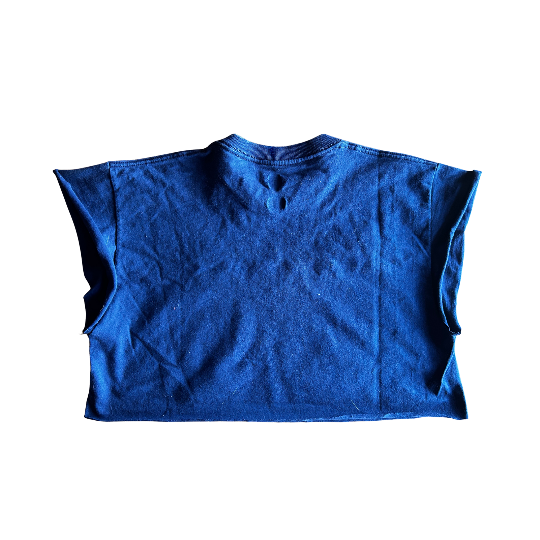 Upcycled USA Star Crop Top