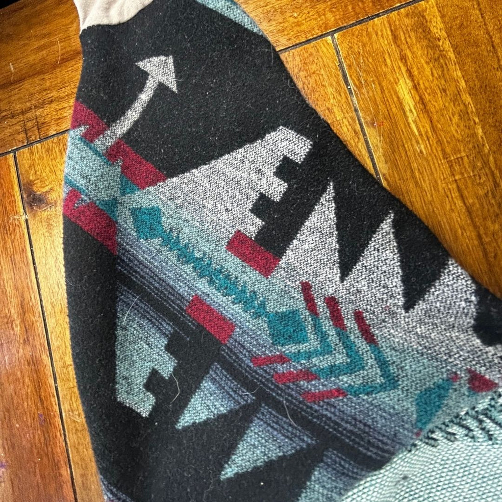 Upcycled Oversized Blanket Hoodie — Pocahontas Edition (One-of-One)