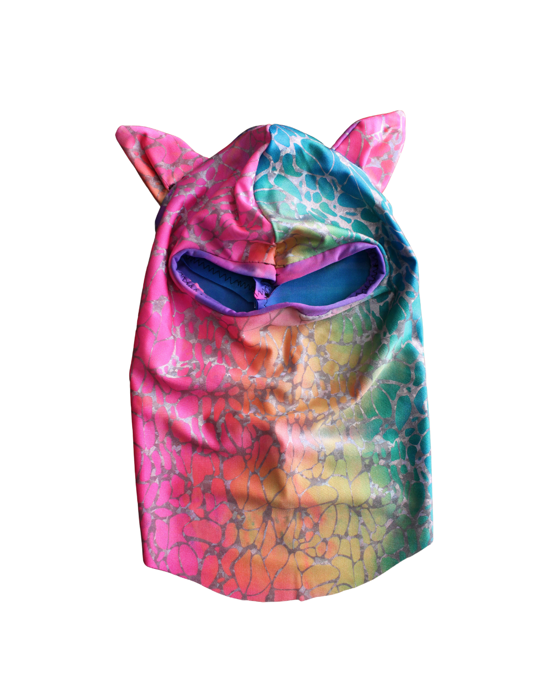 Technicolor Tantrum Alien Ear Ski Mask