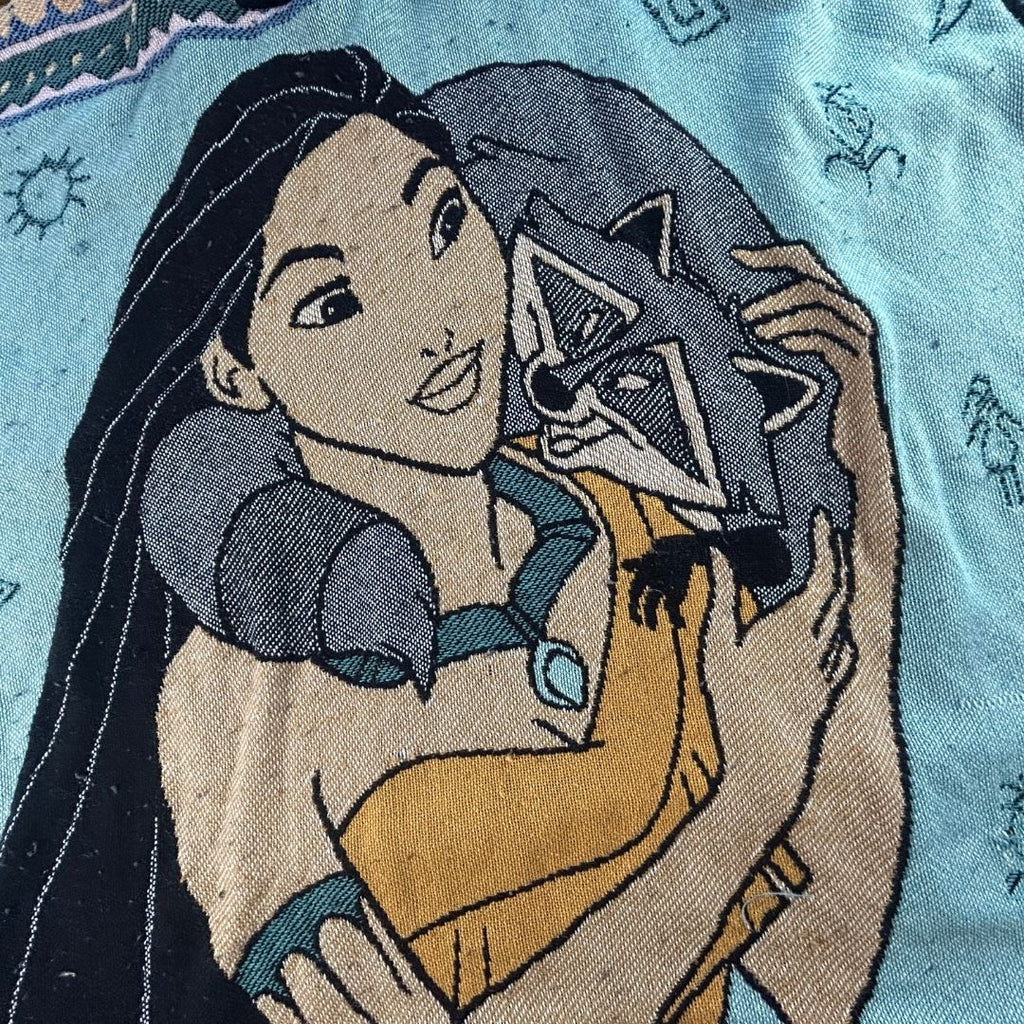 Upcycled Oversized Blanket Hoodie — Pocahontas Edition (One-of-One)