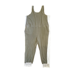 Earthbound Remix Overalls – One of a Kind Upcycled Statement Piece