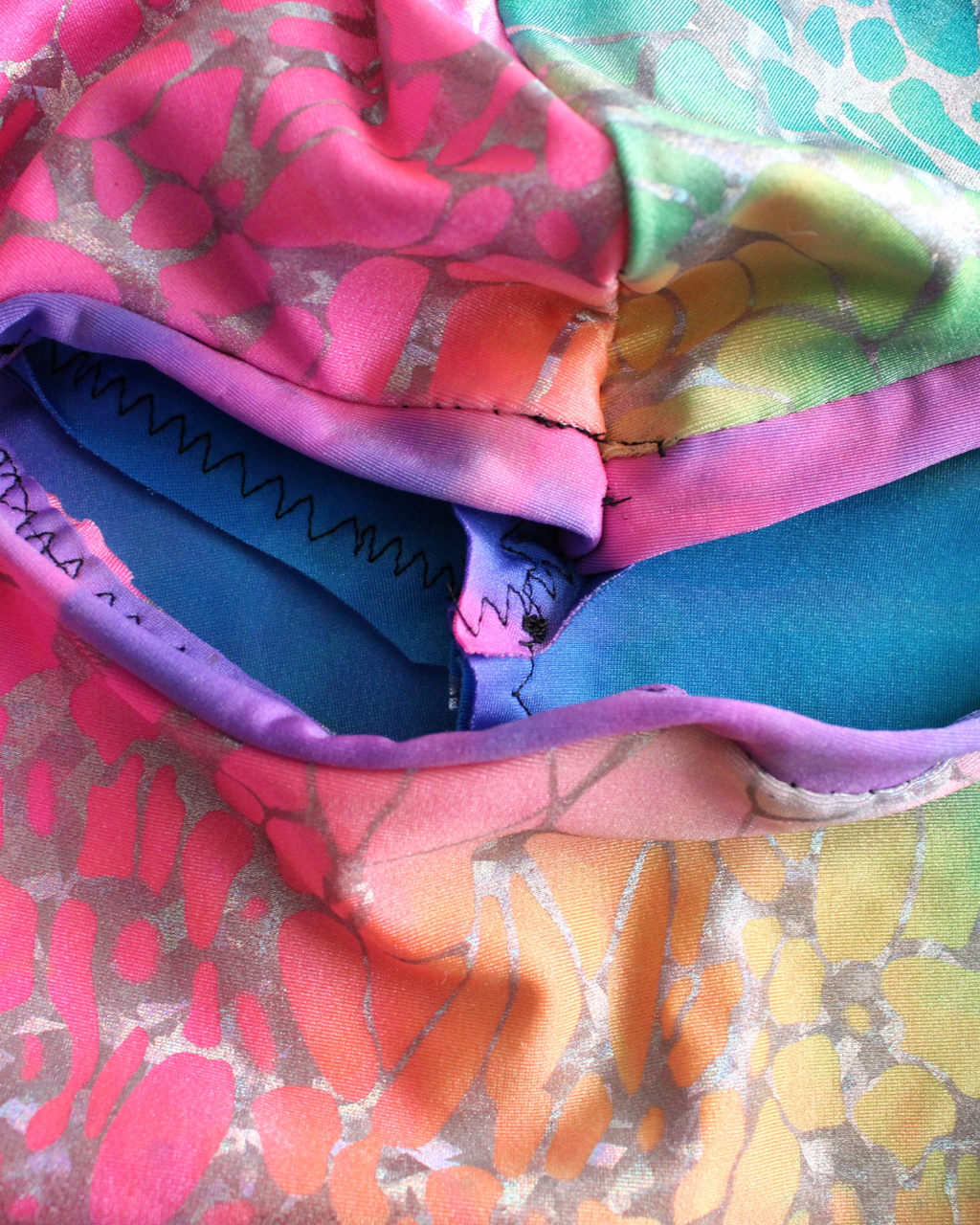 Technicolor Tantrum Alien Ear Ski Mask