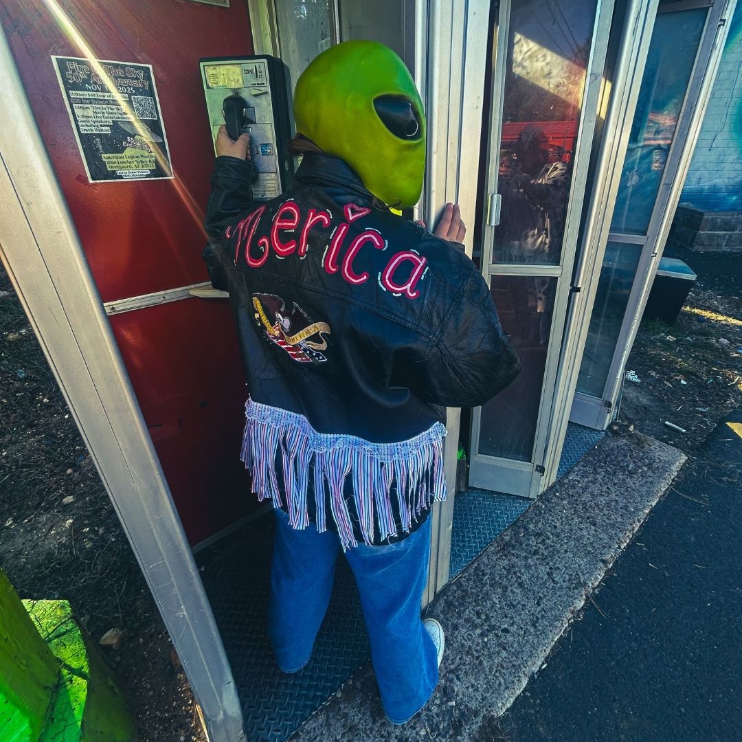 ’Merica Fringe Jacket – One of a Kind Upcycled Statement Piece