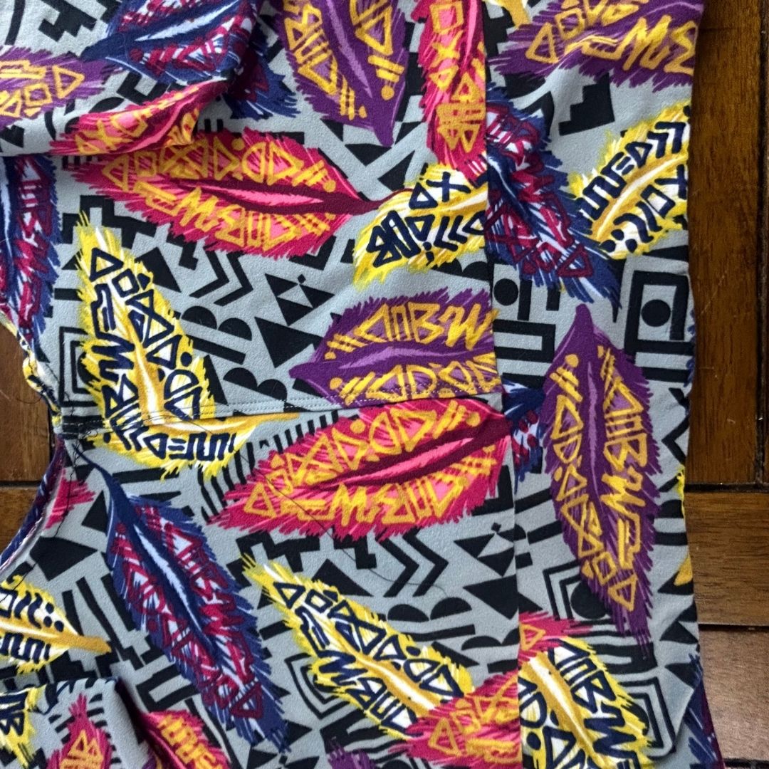 Upcycled Long Sleeve Crop Top – Made From Leggings