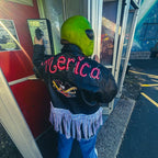 ’Merica Fringe Jacket – One of a Kind Upcycled Statement Piece