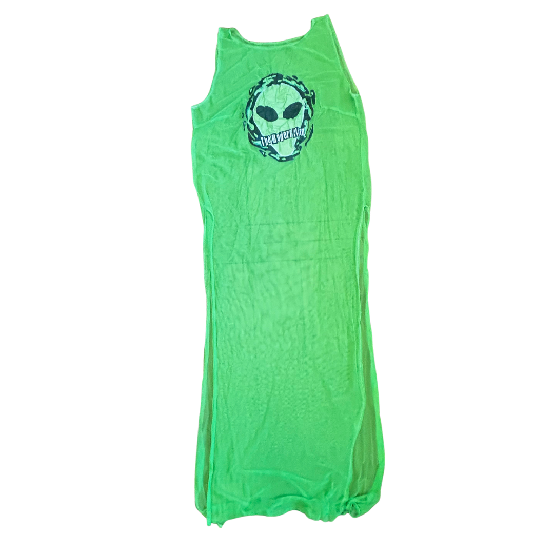 👽 Neon Signal Sheer Dress 👽