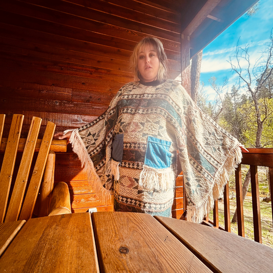 The Modern Alien – Handmade Fringe Blanket Dress