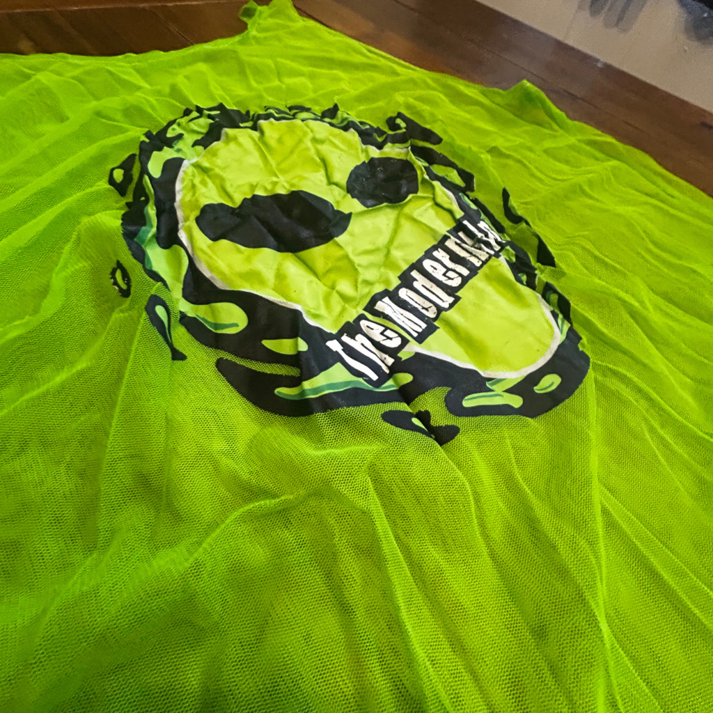 👽 Neon Signal Sheer Dress 👽