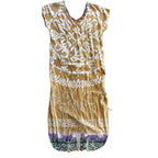 Sunburst Maxi Dress – One of a Kind Upcycled Statement Piece