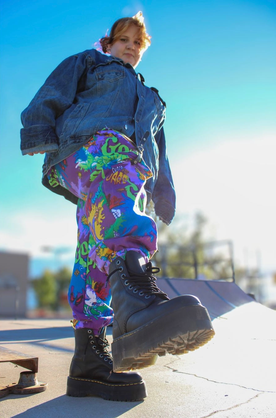 Reader Beware | Upcycled Goosebumps Cargo Pants