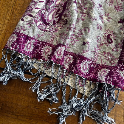 Handmade Boho Set | Upcycled Leggings + Pashmina