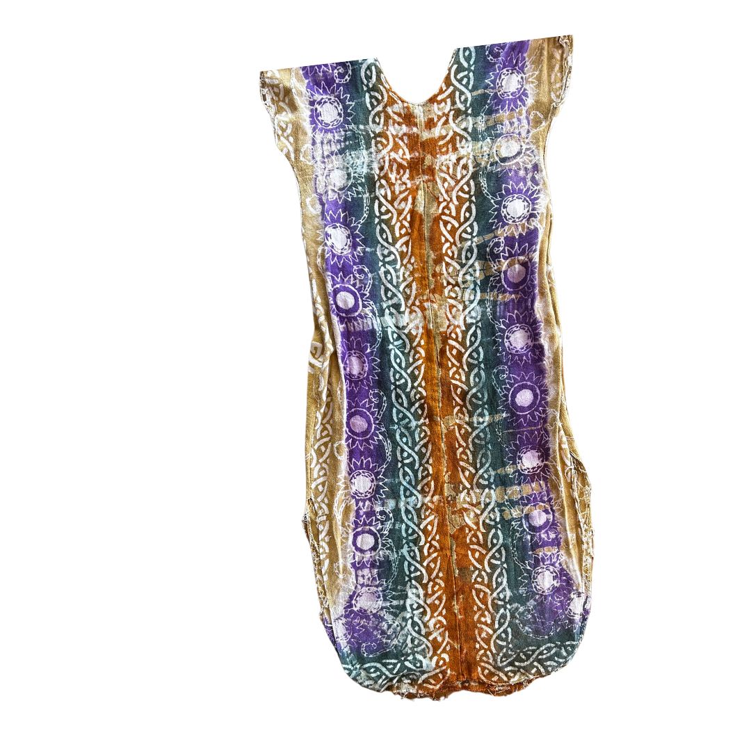 Boho Sunburst Maxi Dress