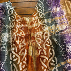 Sunburst Maxi Dress – One of a Kind Upcycled Statement Piece
