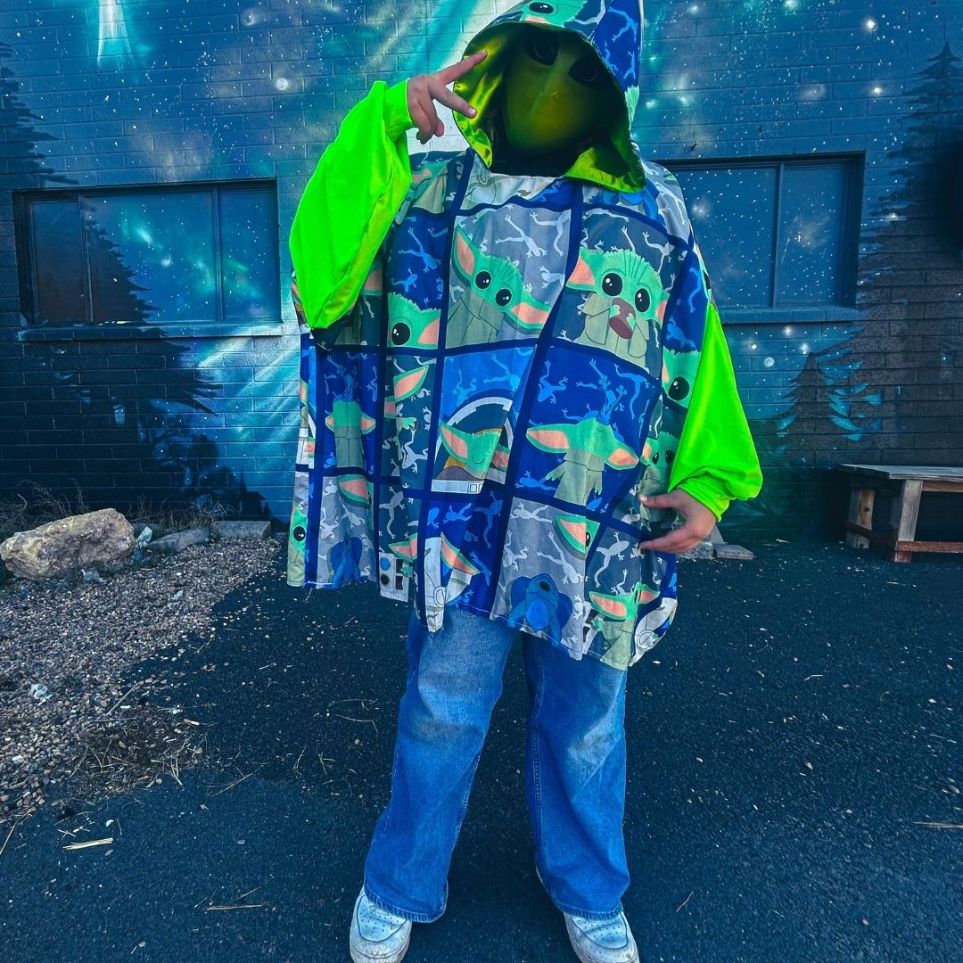 Chosen Space Baby Hoodie – Handmade & Upcycled