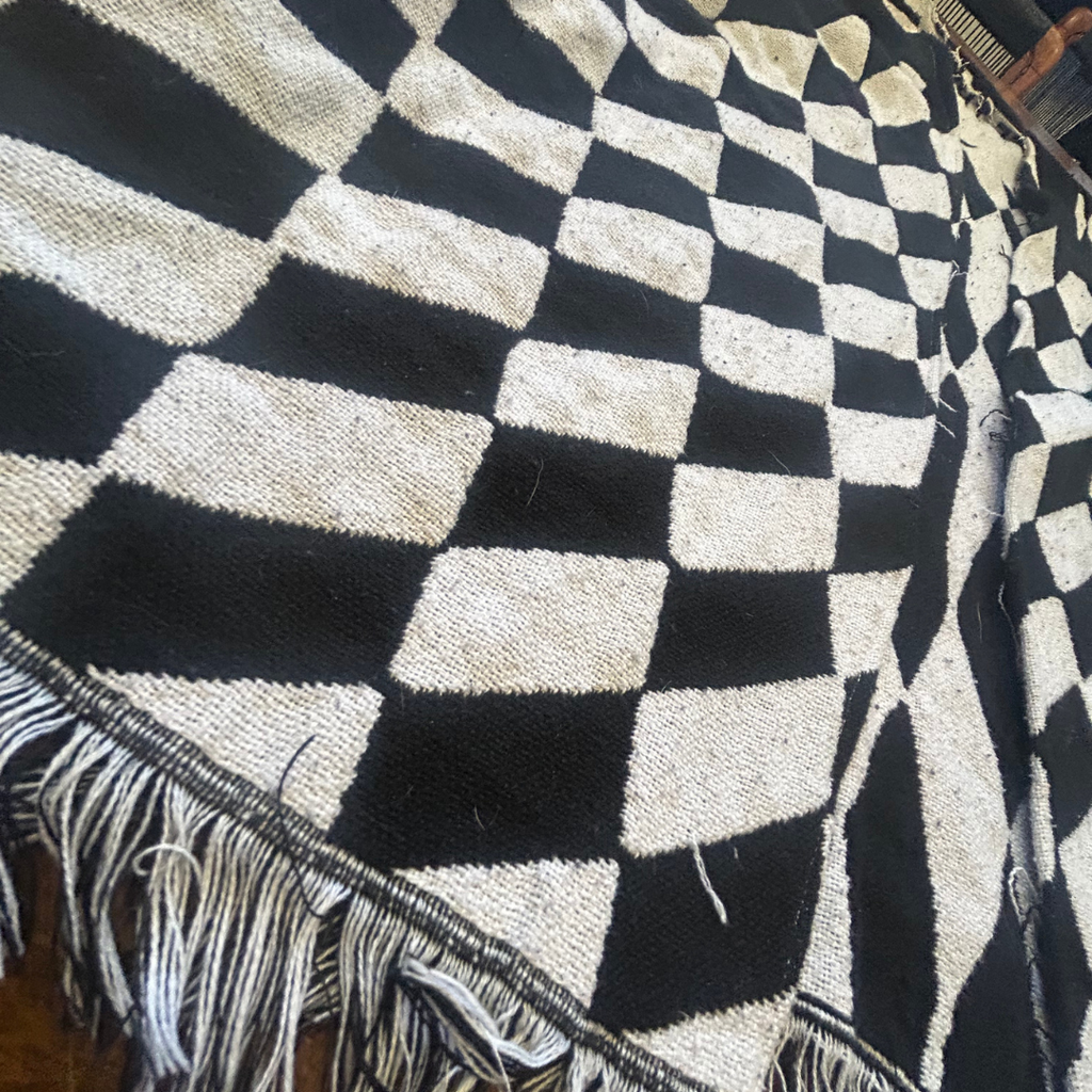 Checkmate Chaos Jacket – One of a Kind Upcycled Statement Piece