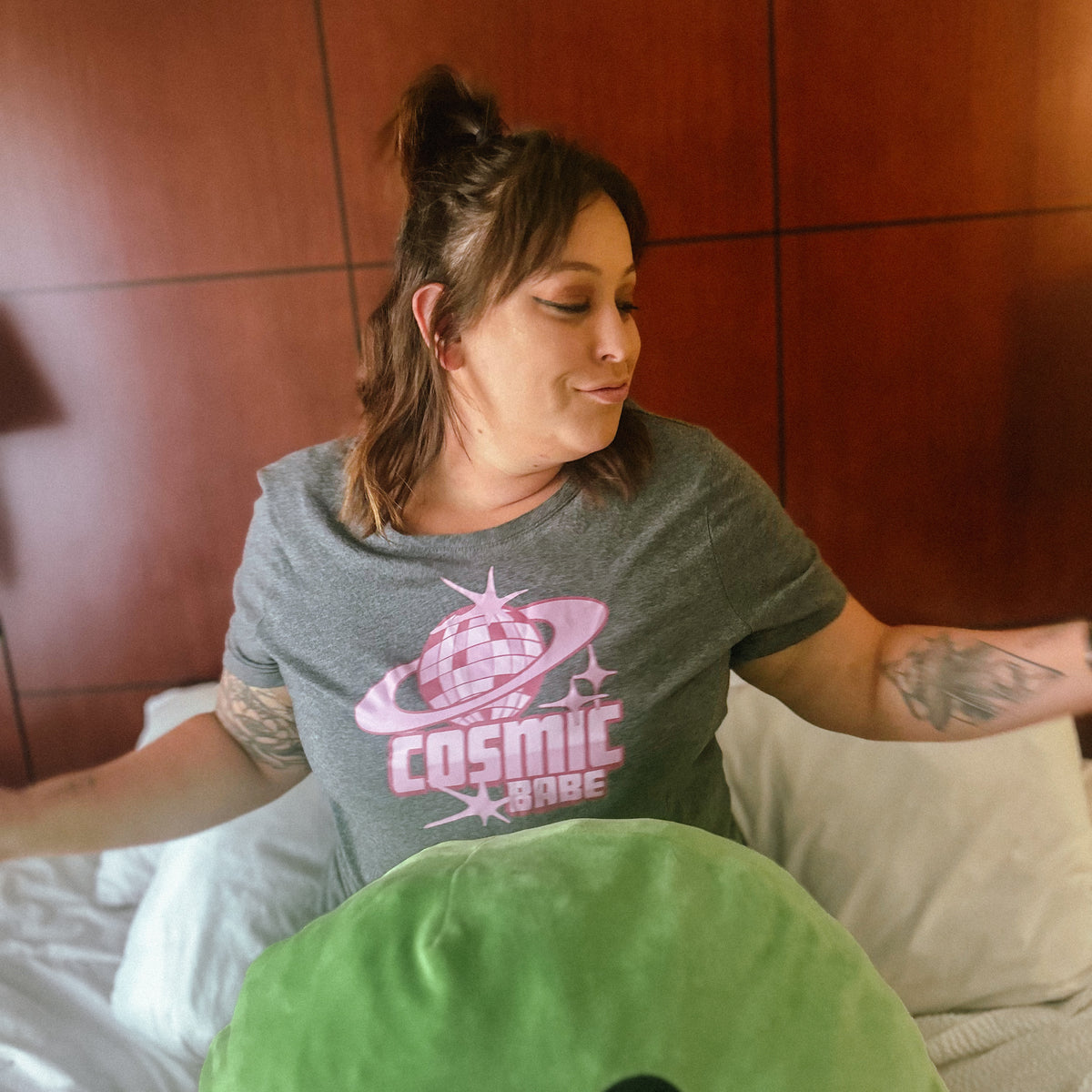 Cosmic Babe Graphic T-Shirt – Handmade & One-of-a-Kind