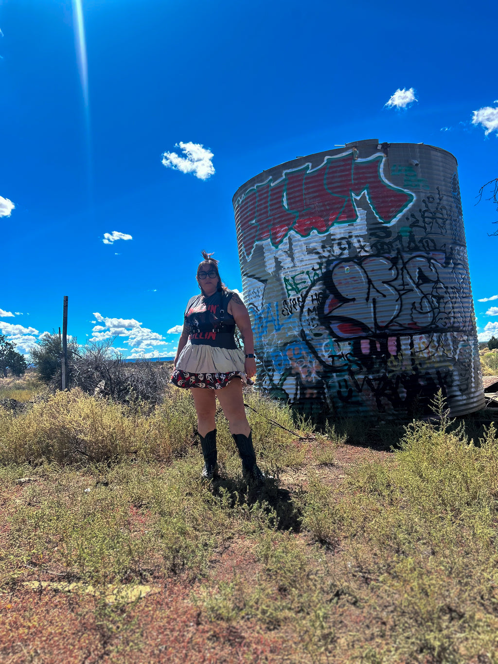 Just Chillin’ Killin’ Upcycled T-Shirt Dress