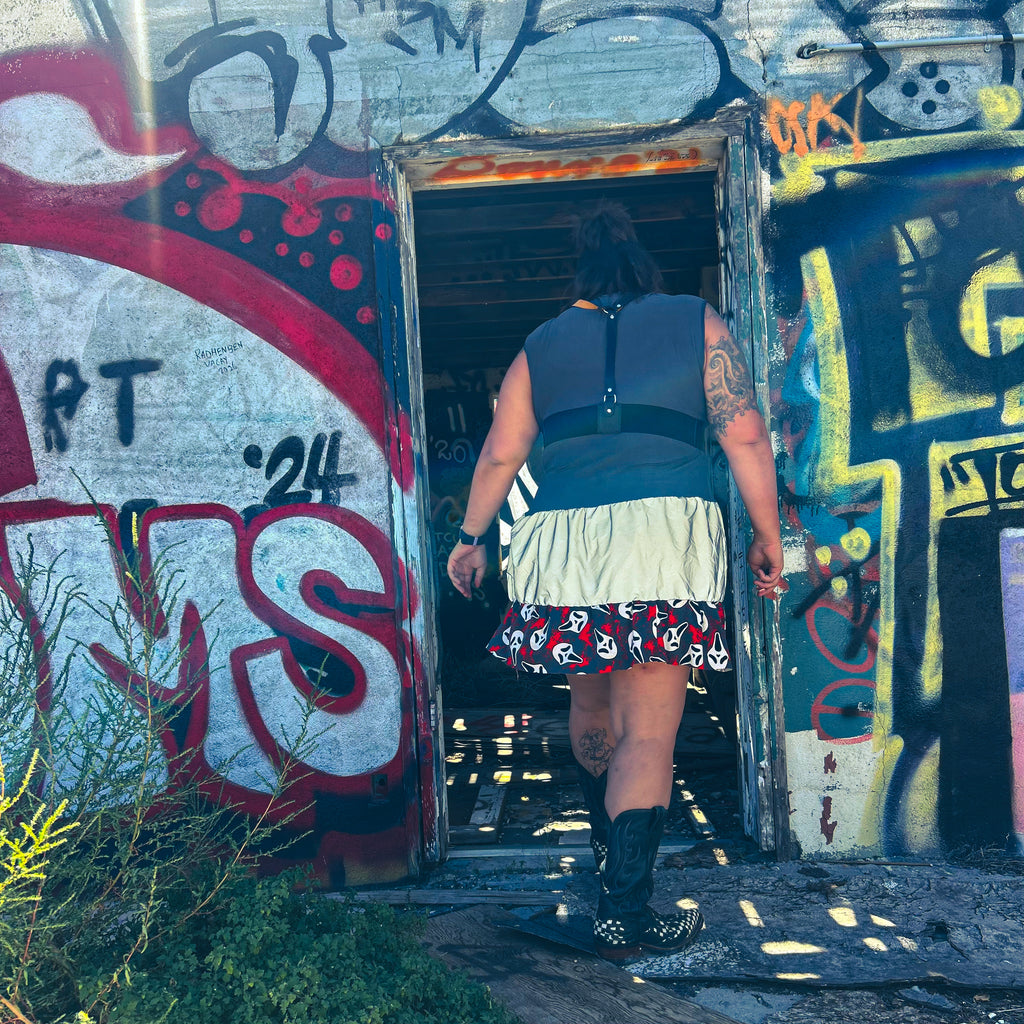 Just Chillin’ Killin’ Upcycled T-Shirt Dress