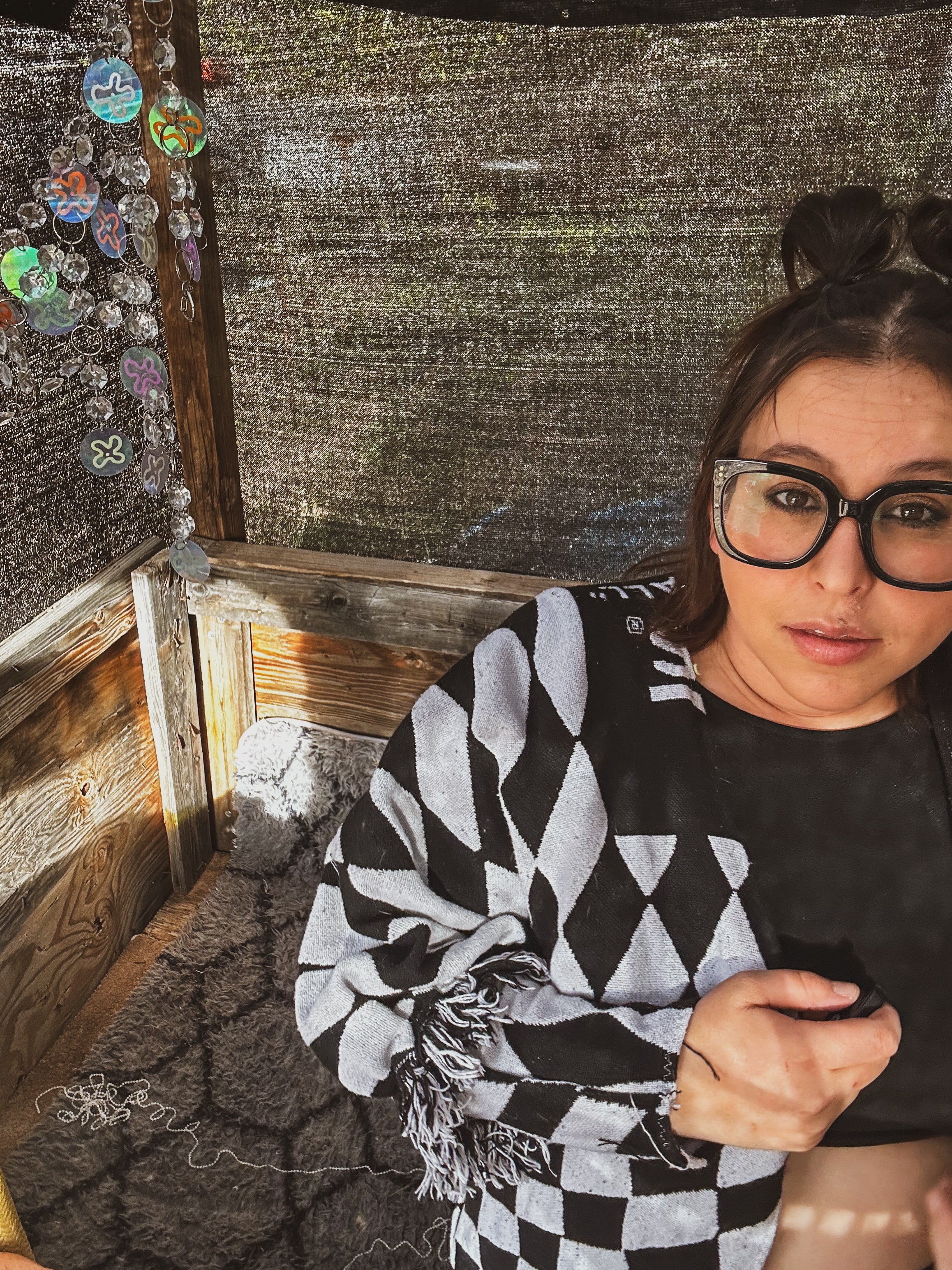 Checkmate Chaos Jacket – One of a Kind Upcycled Statement Piece