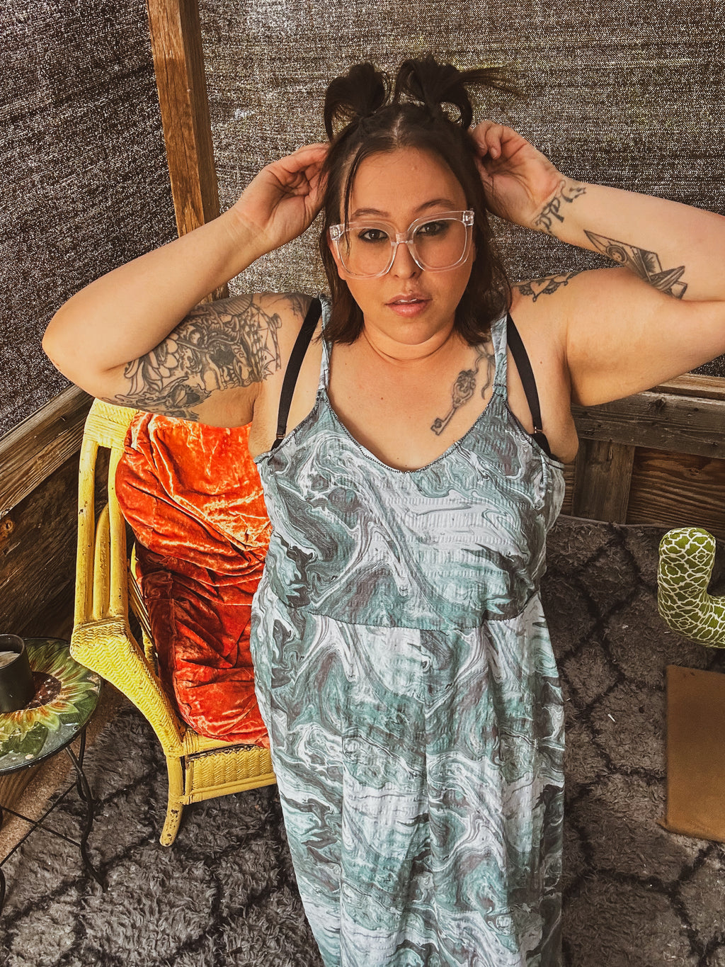 🌊 Marble Mirage Maxi Dress 🌊