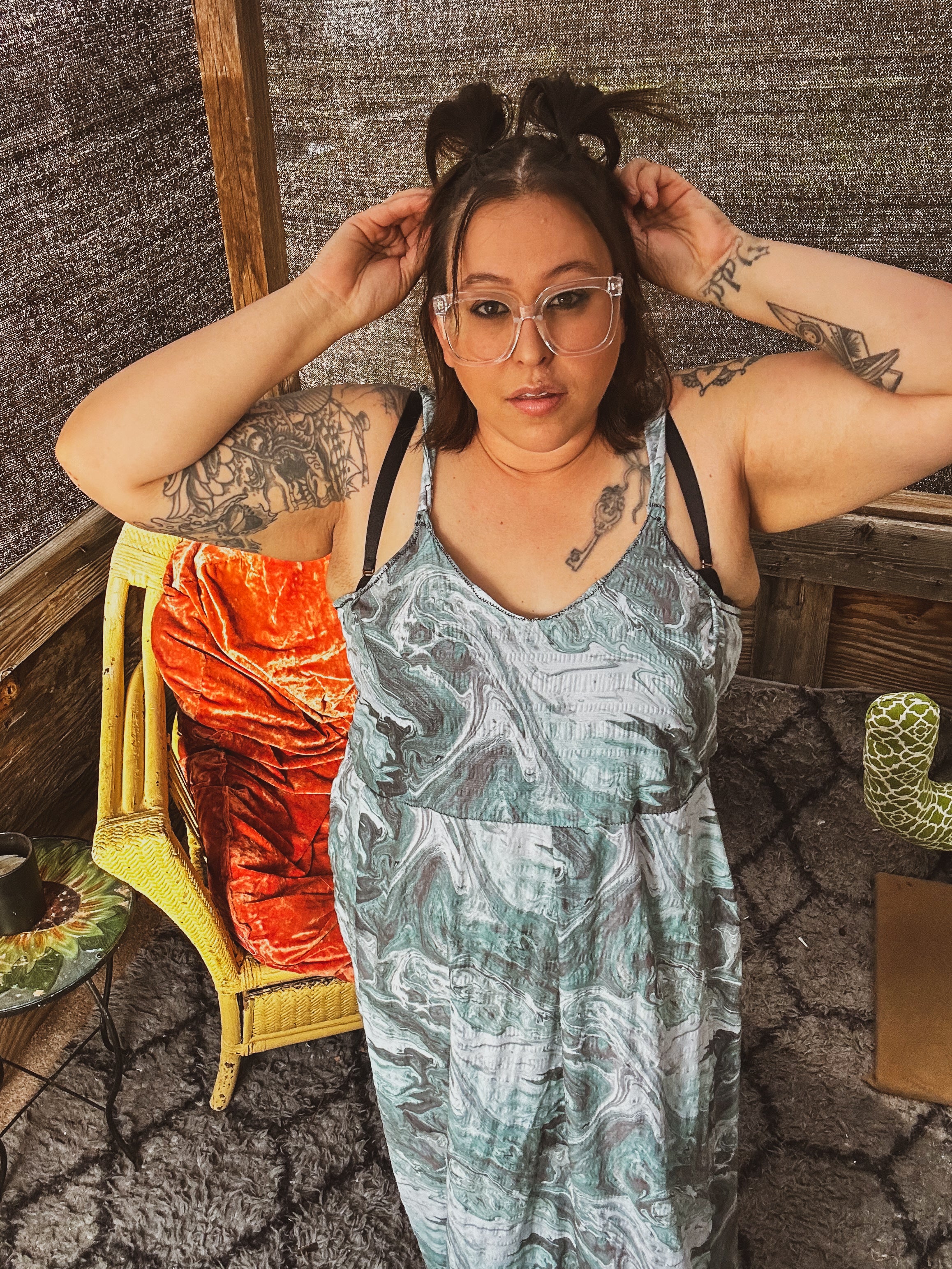 🌊 Marble Mirage Maxi Dress 🌊