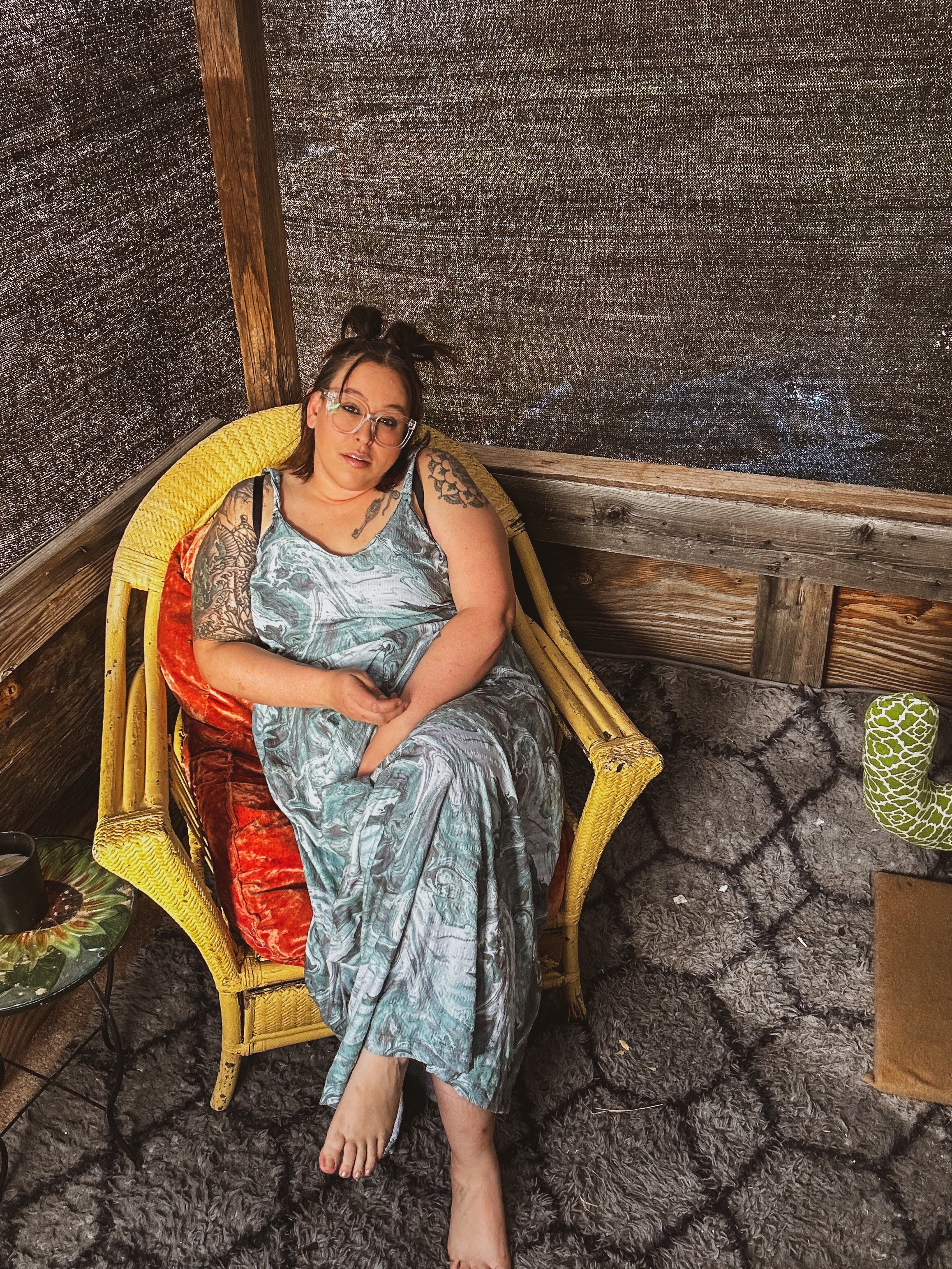 🌊 Marble Mirage Maxi Dress 🌊