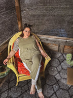 Earthbound Remix Overalls – One of a Kind Upcycled Statement Piece