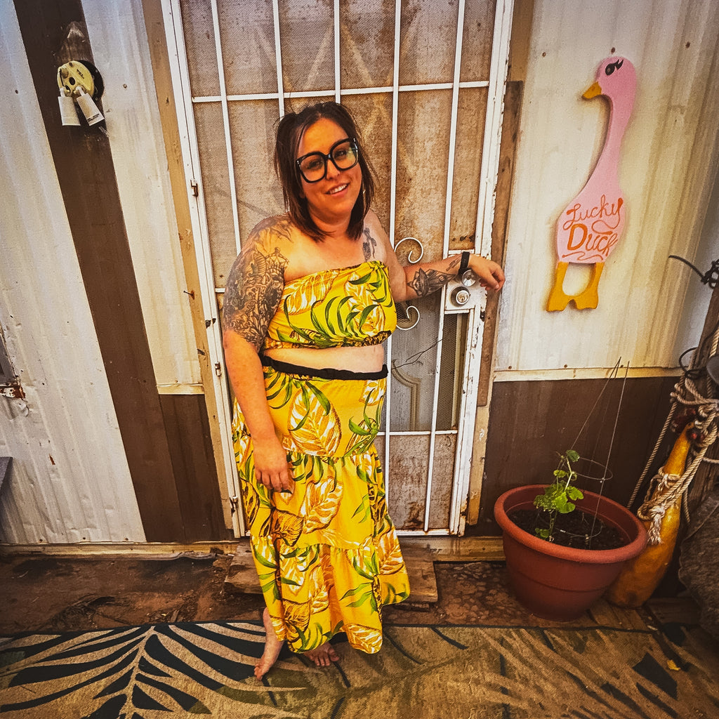 Golden Hour Tropics Two-Piece Set