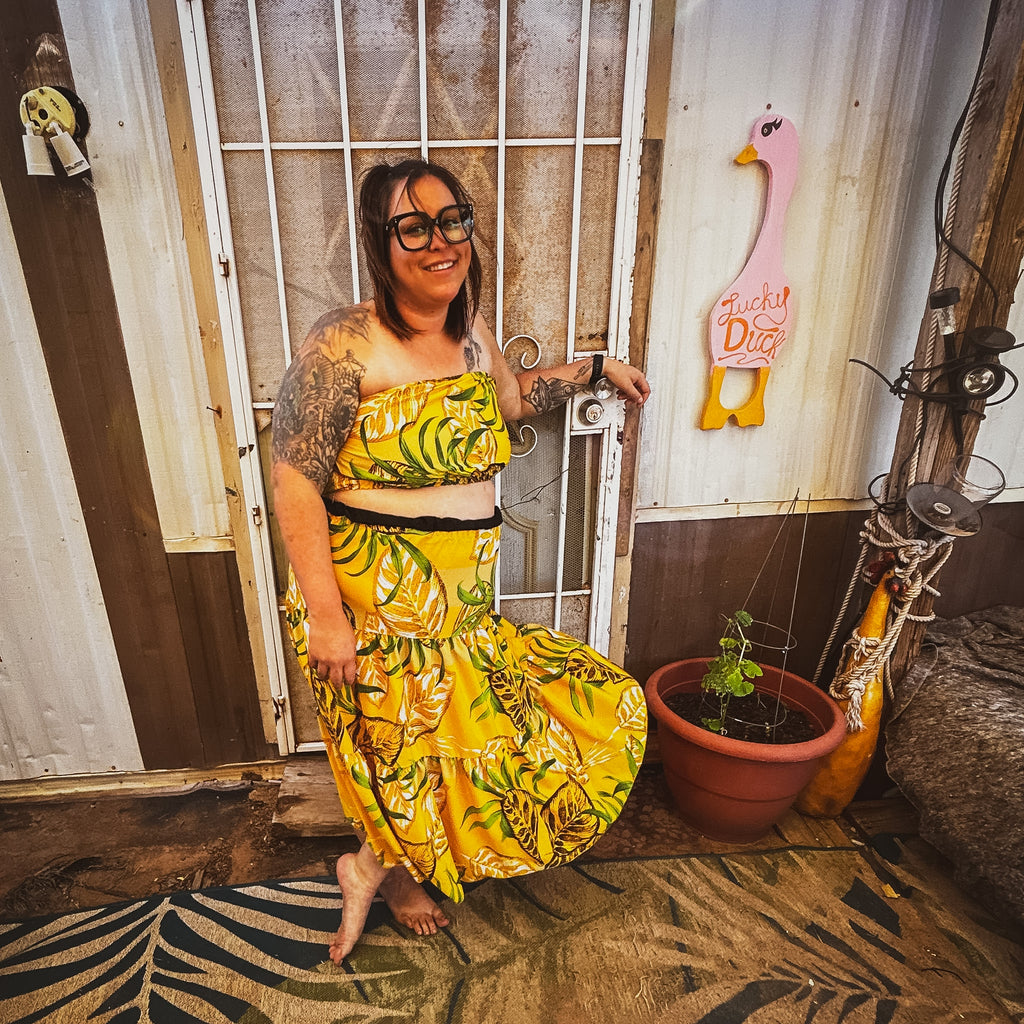 Golden Hour Tropics Two-Piece Set