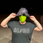 Sequin Reversible Bucket Hat – Handmade & Upcycled