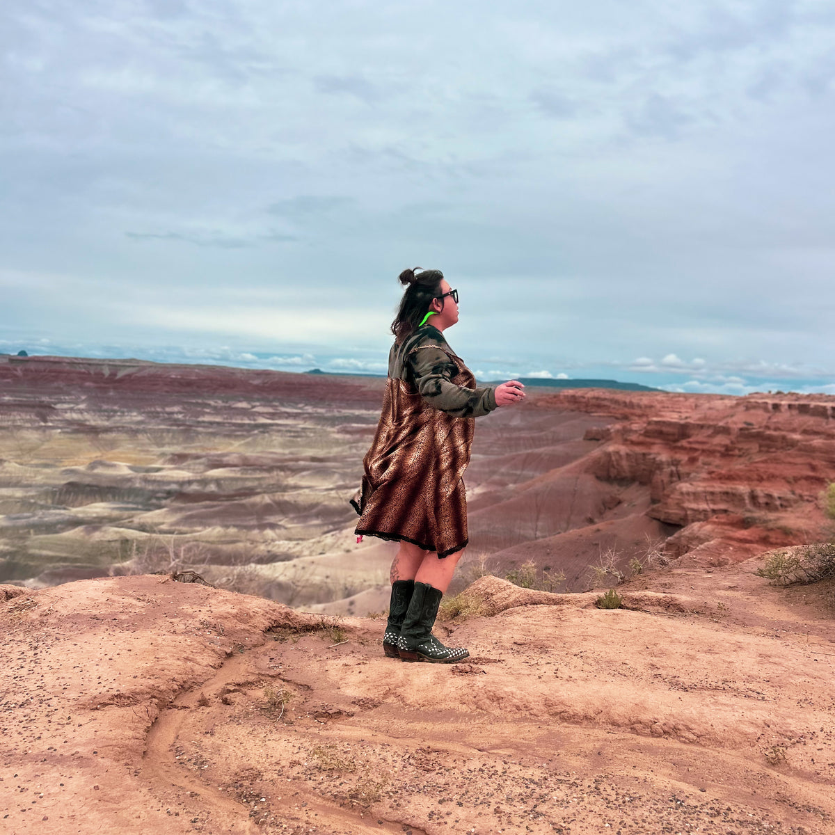 Cheetah Slip Dress – One of a Kind Upcycled Statement Piece