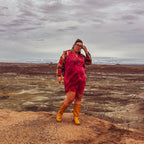 Bleach-Dyed Tie-Dye Tank Dress – Edgy & One-of-a-Kind