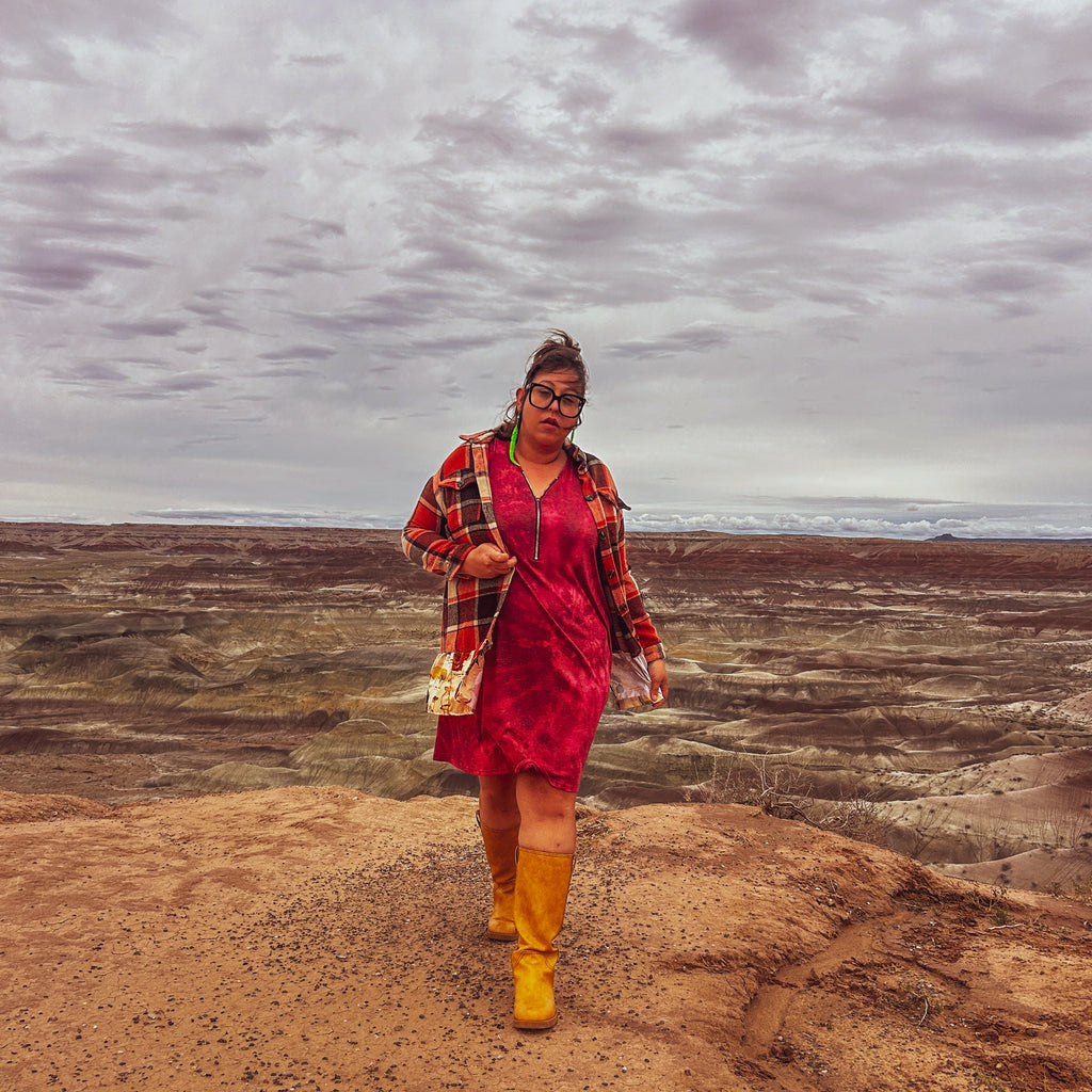 Bleach-Dyed Tie-Dye Tank Dress – Edgy & One-of-a-Kind