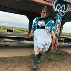 Wild Thing Tee Dress – One of a Kind Upcycled Statement Piece