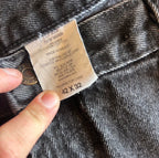 Flame Stitch | Upcycled Denim Maxi Skirt