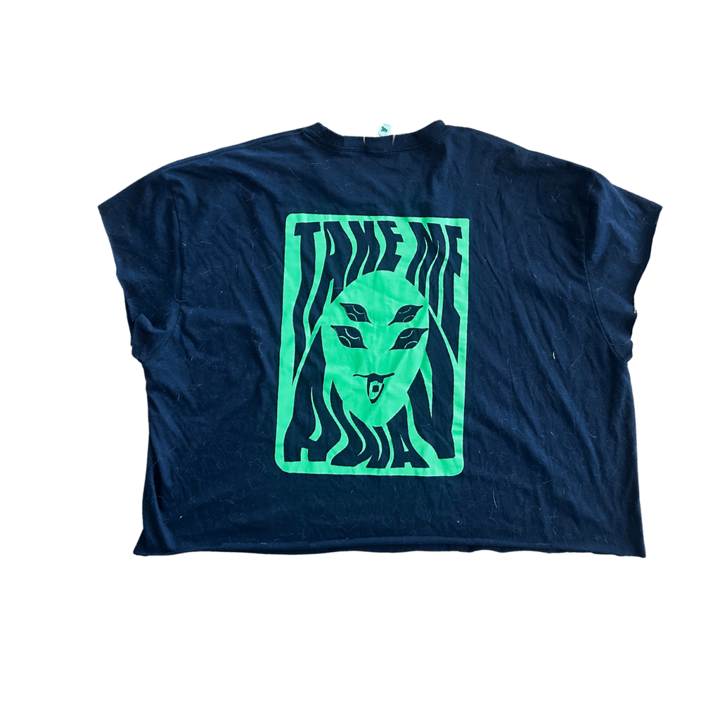 Alien Graphic Tee – Handmade Funky Boho Streetwear - The Modern Alien