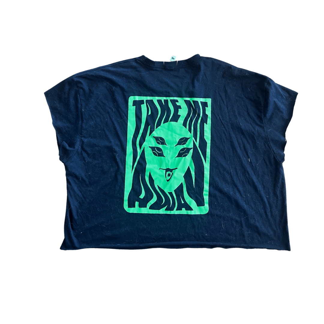 Alien Graphic Tee – Handmade Funky Boho Streetwear - The Modern Alien