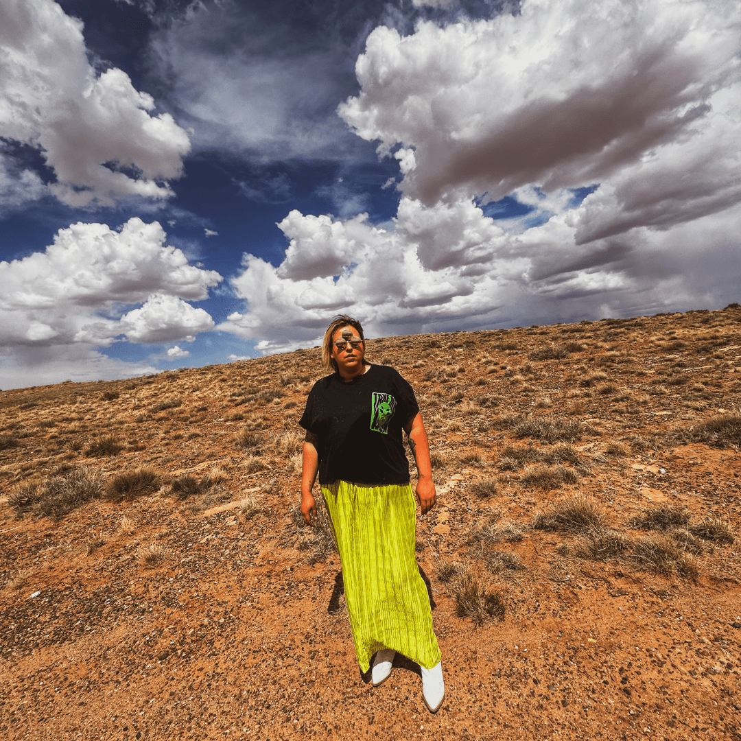 Alien Graphic Tee – Handmade Funky Boho Streetwear - The Modern Alien