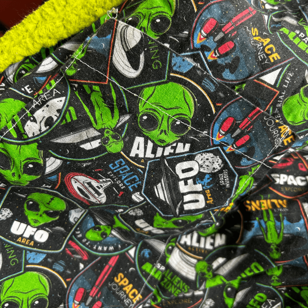 Alien - Lined Fleece Coat – Handmade & Upcycled - The Modern Alien