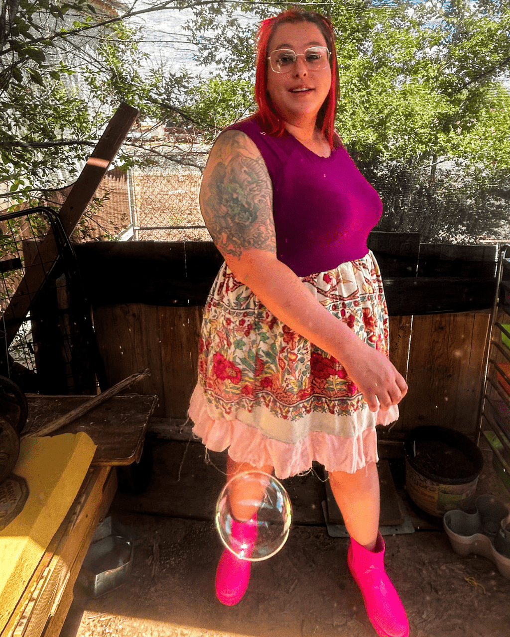 Alien Patch Dress – Handmade & Upcycled - The Modern Alien