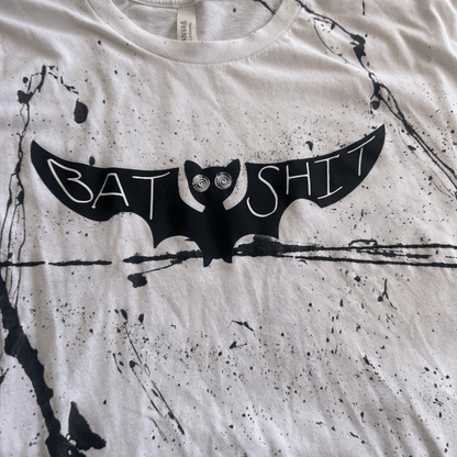 "Bat Shit" T-Shirt Dress – Handmade & Upcycled - The Modern Alien