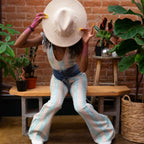 Bell Bottom Jumpsuit – Handmade & Upcycled - The Modern Alien