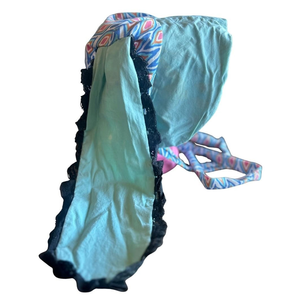 Blue Bunny Bonnet – Handmade & Upcycled - The Modern Alien