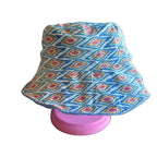 Blue Fur Reversible Bucket Hat – Handmade & One - of - a - Kind - The Modern Alien