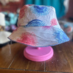 Blue Fur Reversible Bucket Hat – Handmade & One - of - a - Kind - The Modern Alien