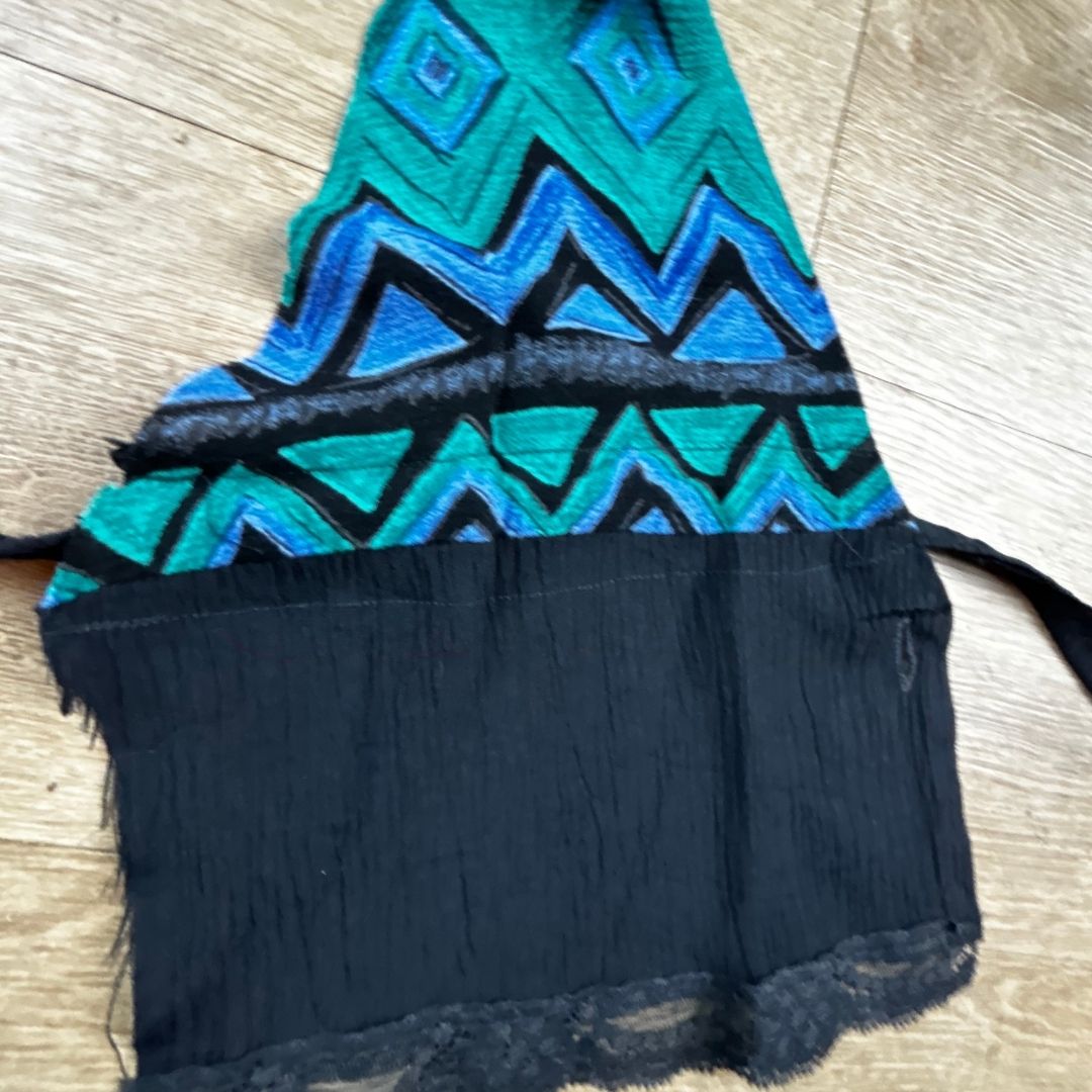 Boho Mesh Two - Piece Set – Handmade & Upcycled - The Modern Alien