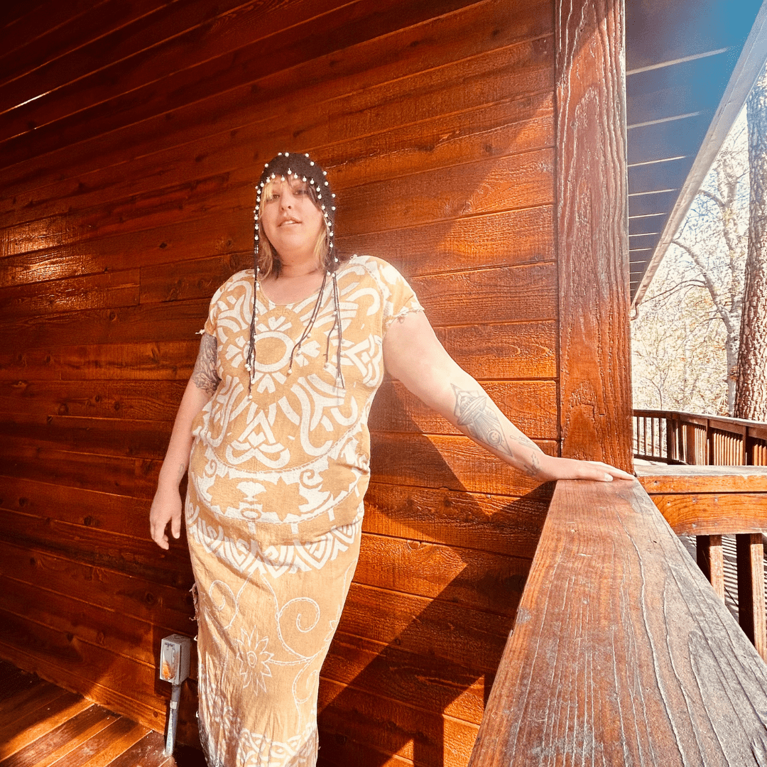 Boho Sunburst Dress – Handmade & Upcycled - The Modern Alien