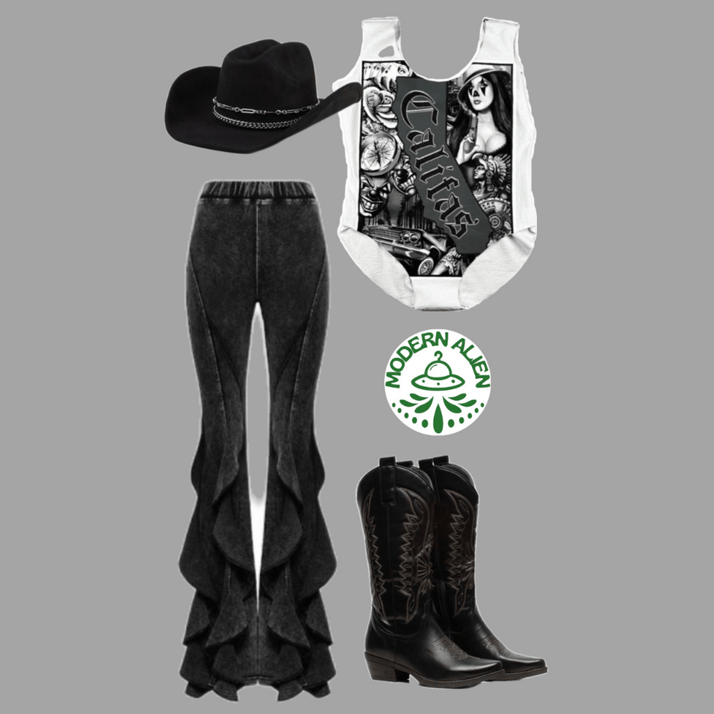 “Califas” Bodysuit – Handmade & Upcycled - The Modern Alien