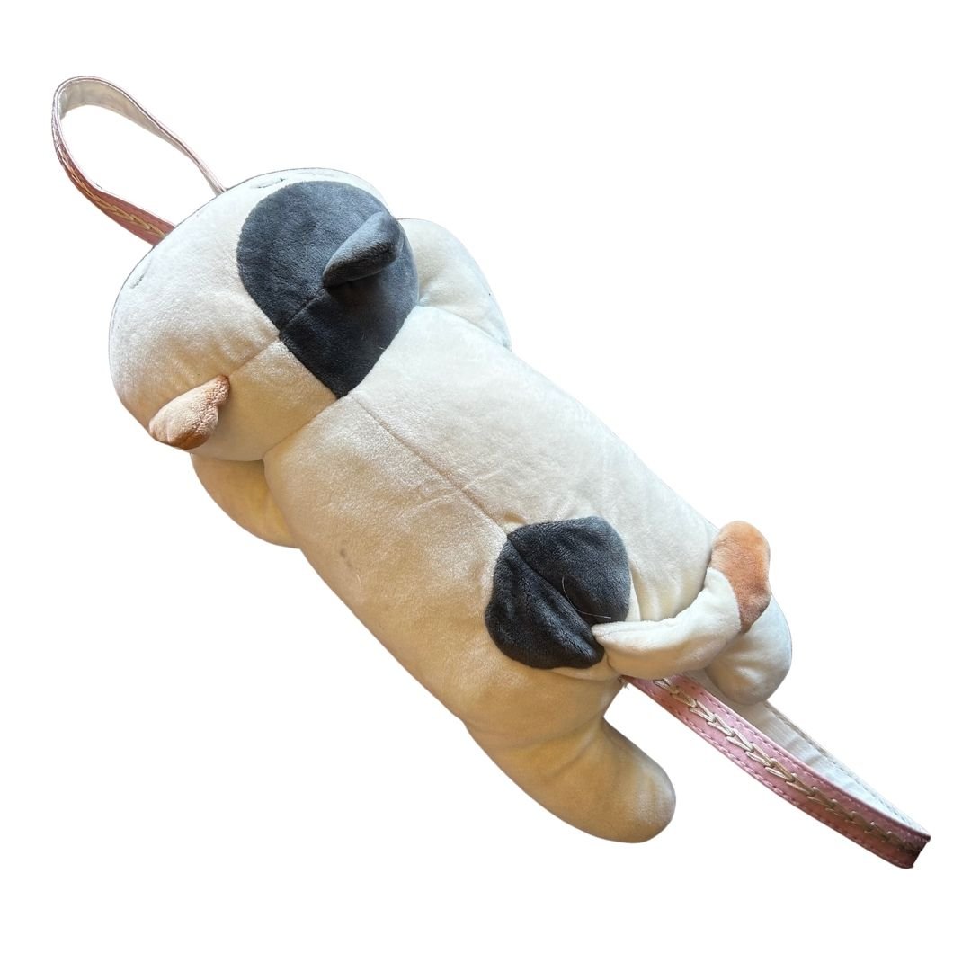 Cat Plush Crossbody Fanny Pack – Handmade & Upcycled Kitty Bag