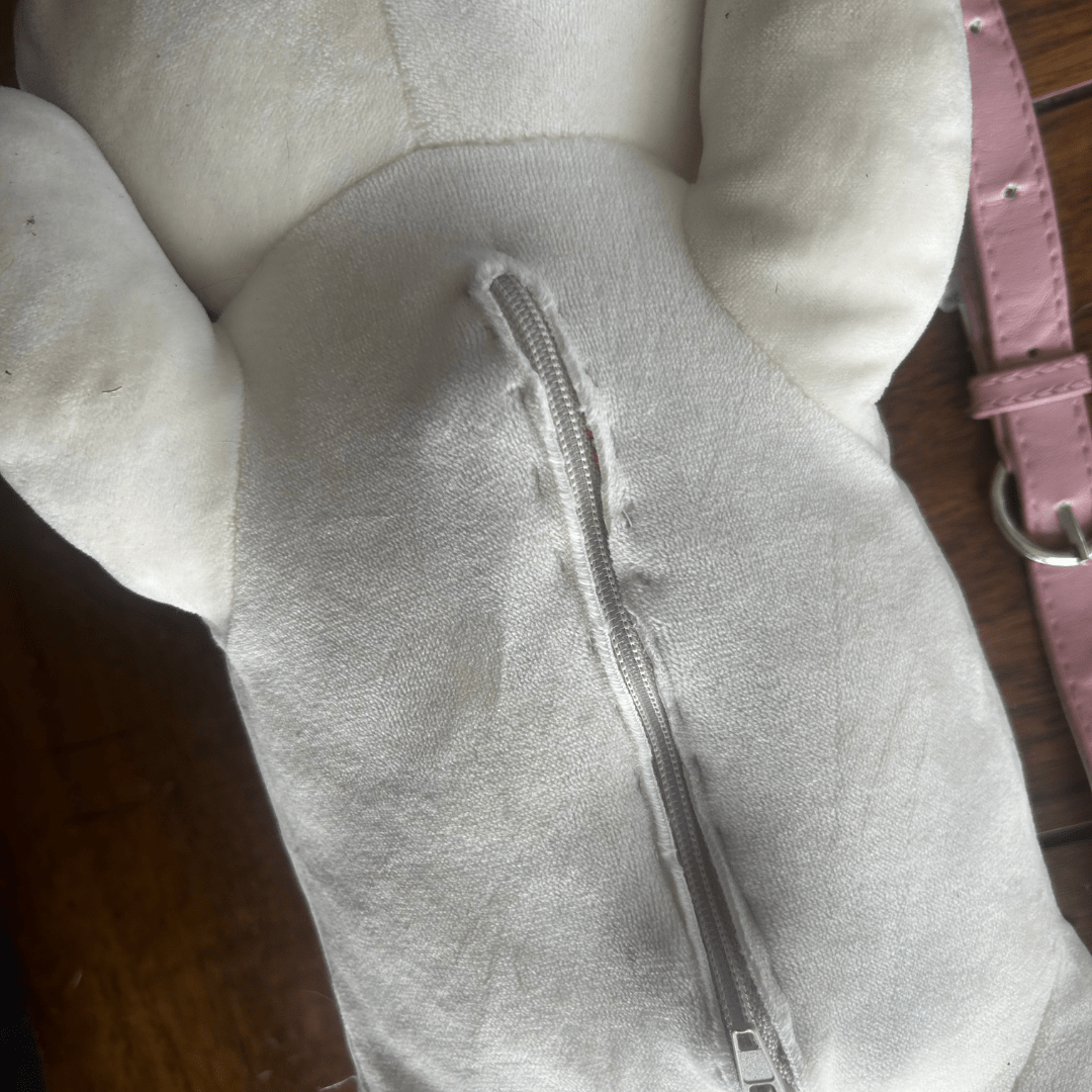 Cat Plush Crossbody Fanny Pack – Handmade & Upcycled Kitty Bag - The Modern Alien